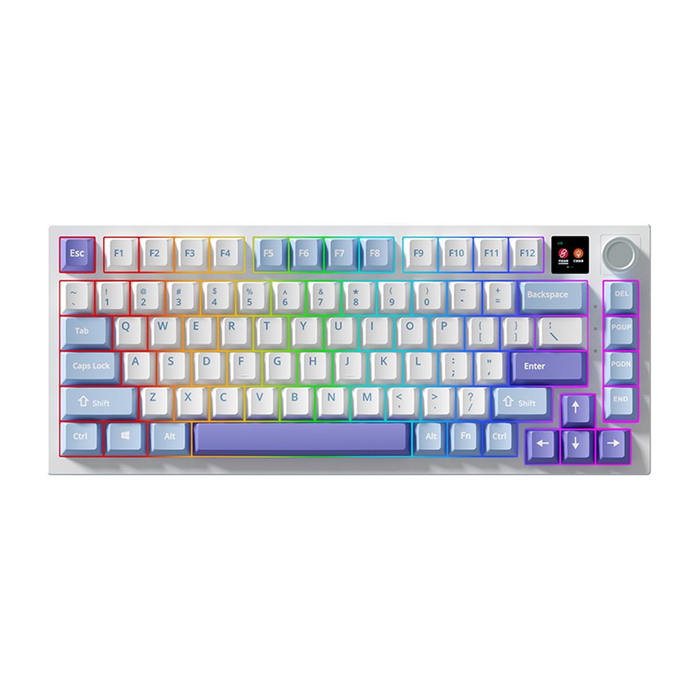 PCTENK XK58B Plus Mechanical keyboard three-mode full-key hot-swappable customized GASKET structure dedicated to e-sports games