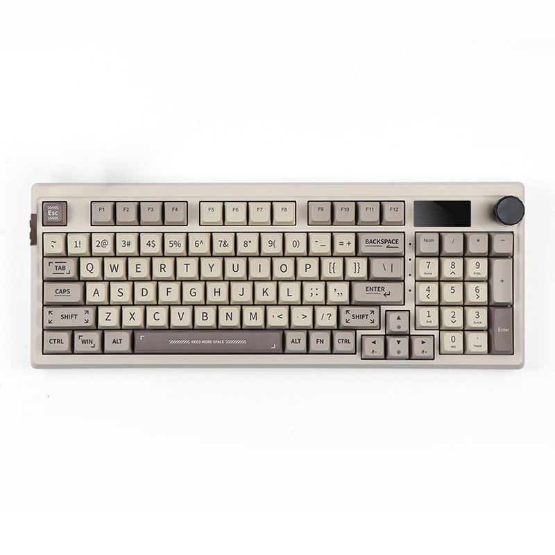 With Display 94 Keys In Line With Human Physics Bluetooth Multi Mode Can Be Customized RGB Hot Swappable Mechanical Keyboard