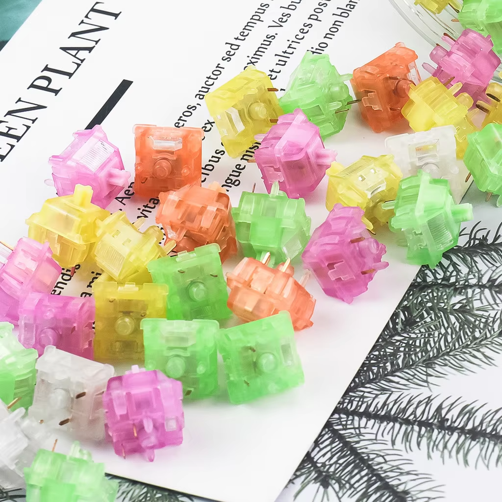 MMD Linear&Tactile Switch INK Series Mechanical Keyboard Switch Purple/Orange/Green/Yellow 5pin Switch Customization HIFI