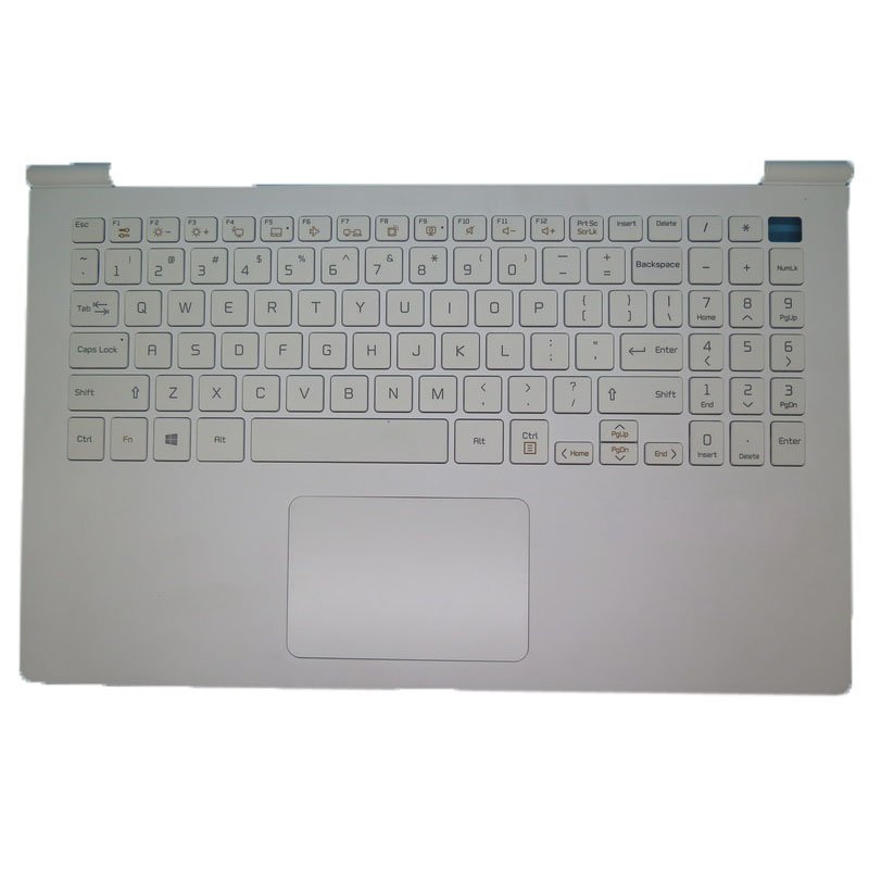 Laptop Palmrest & Keyboard For LG 15Z980 New Gray Cover With Black Backlit Without Touchpad English MBN652233XX AEW74029812