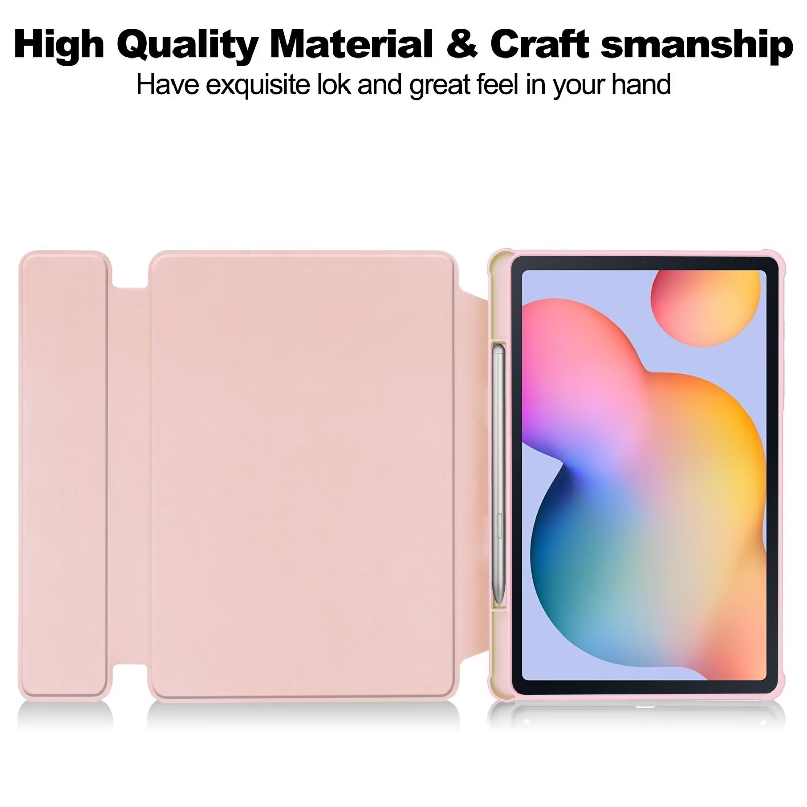 360 rotating New Keyboard Case for Samsung Galaxy Tab S6 Lite 10.4" 2022/2020 Clear Back Shockproof tablet Cover