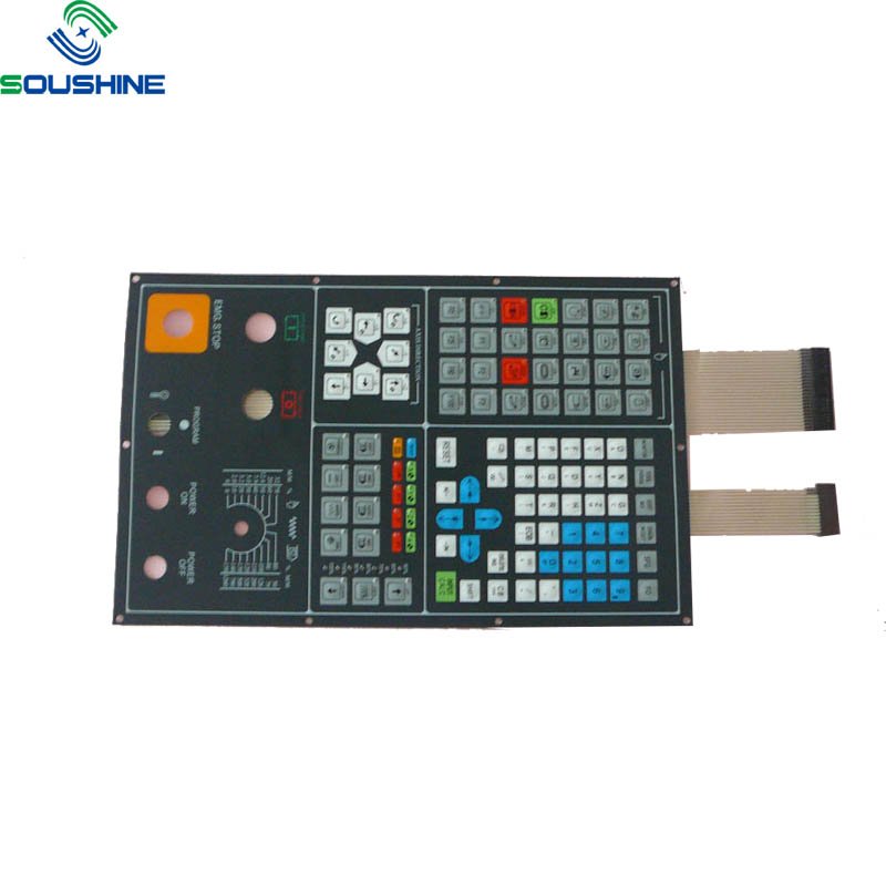 China Manufacturer Membrane Switch Matrix Keyboard 3x3 Matrix Membrane Keypad LED