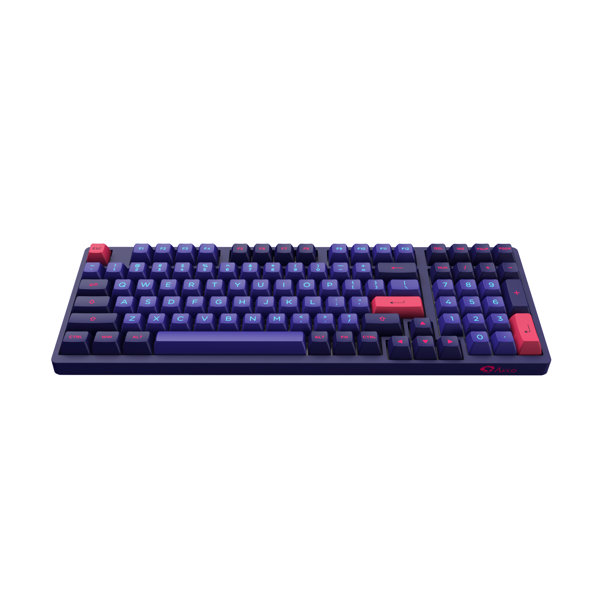 Akko Neon 3098 ASA Profile 98 Keys Wired Keyboards US Teclado Mechanische Gaming Tastatur