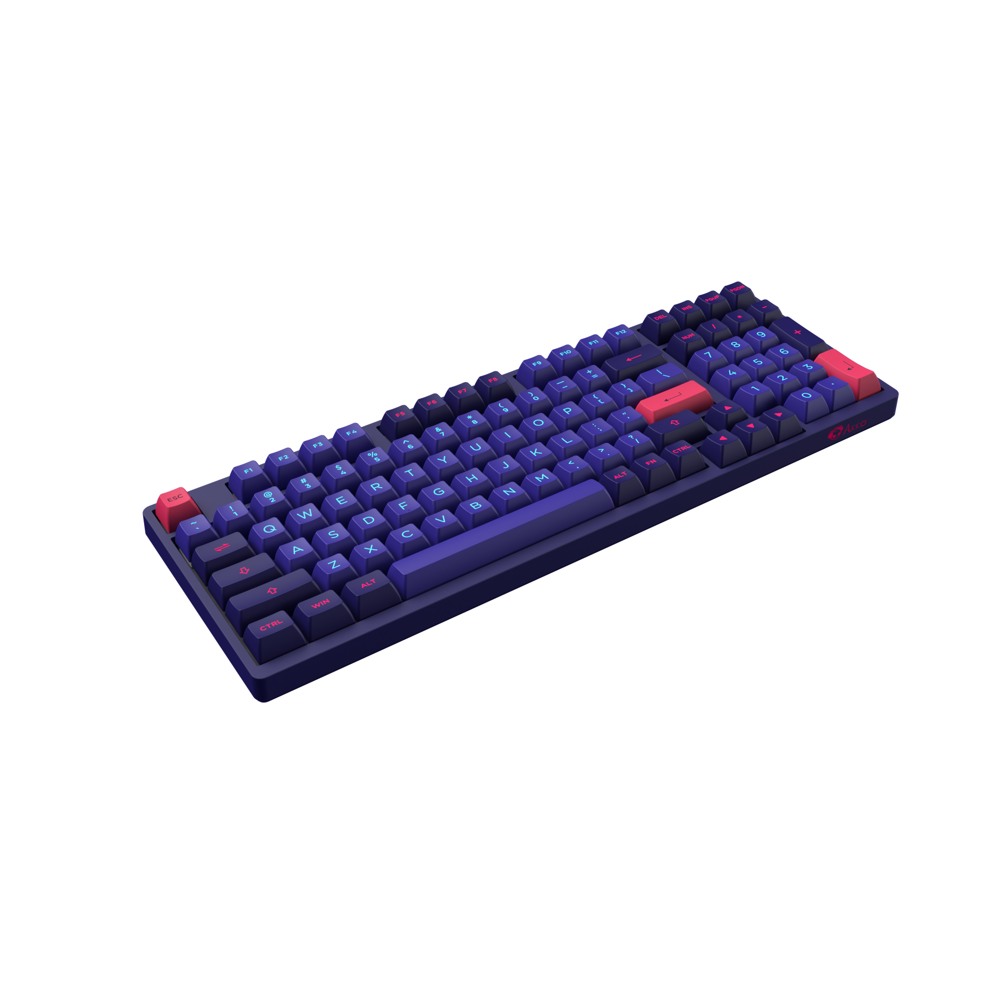 Akko Neon 3098 ASA Profile 98 Keys Wired Keyboards US Teclado Mechanische Gaming Tastatur