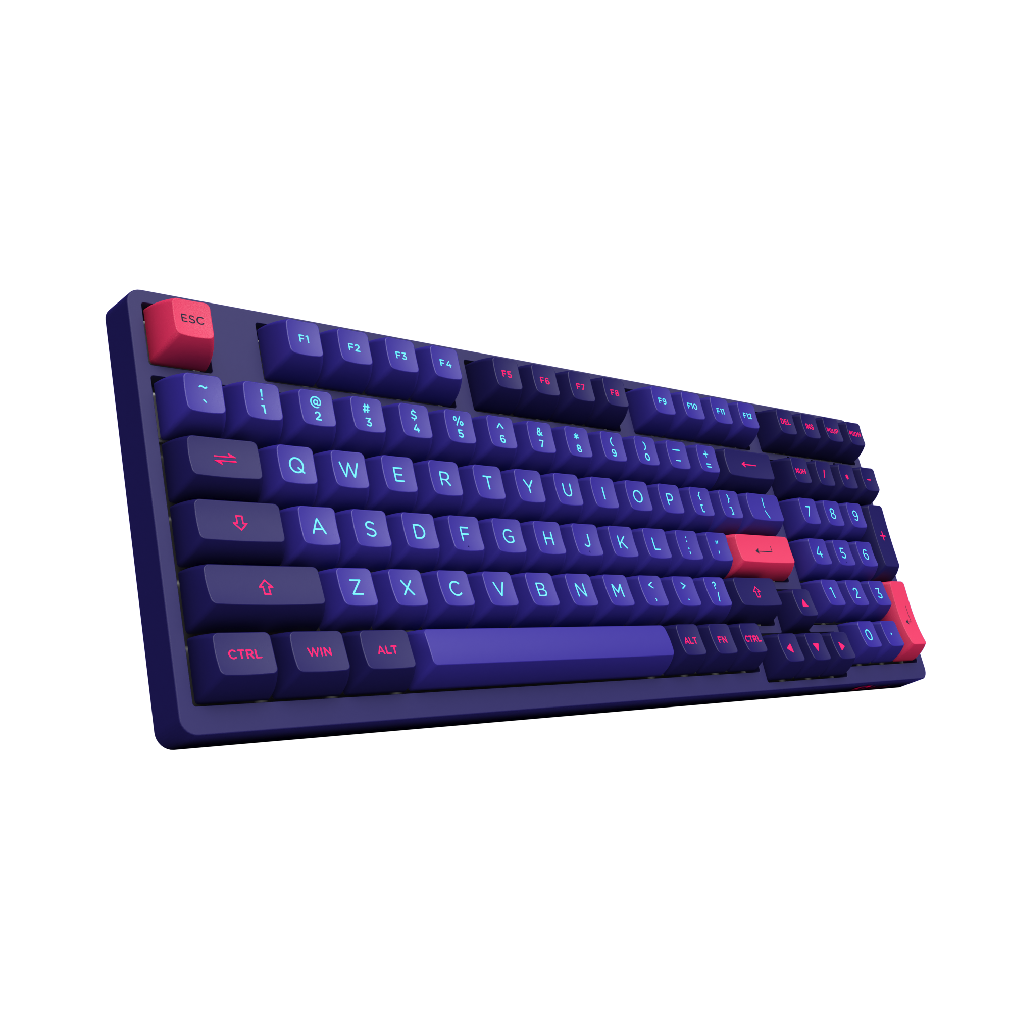 Akko Neon 3098 ASA Profile 98 Keys Wired Keyboards US Teclado Mechanische Gaming Tastatur