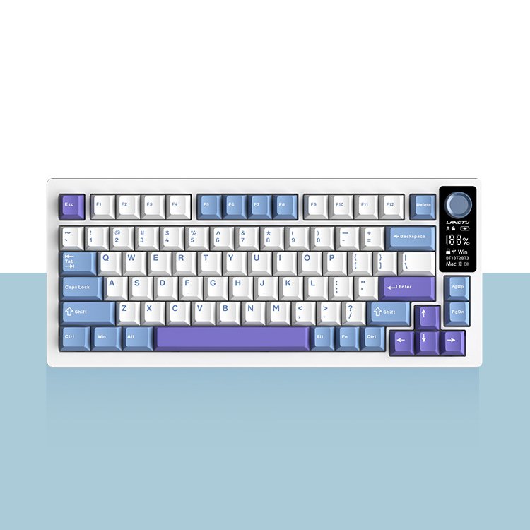 LANGTU LT75 DIY Hot Swap 3 Mode Wired BT Wireless Gaming Mechanical 75% Keyboard