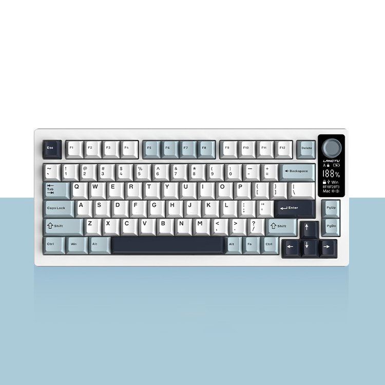 LANGTU LT75 DIY Hot Swap 3 Mode Wired BT Wireless Gaming Mechanical 75% Keyboard