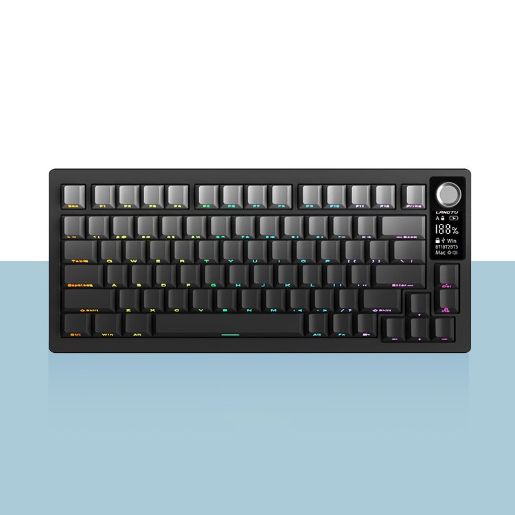 LANGTU LT75 DIY Hot Swap 3 Mode Wired BT Wireless Gaming Mechanical 75% Keyboard