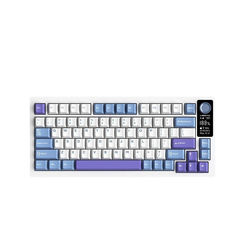 LANGTU LT75 DIY Hot Swap 3 Mode Wired BT Wireless Gaming Mechanical 75% Keyboard