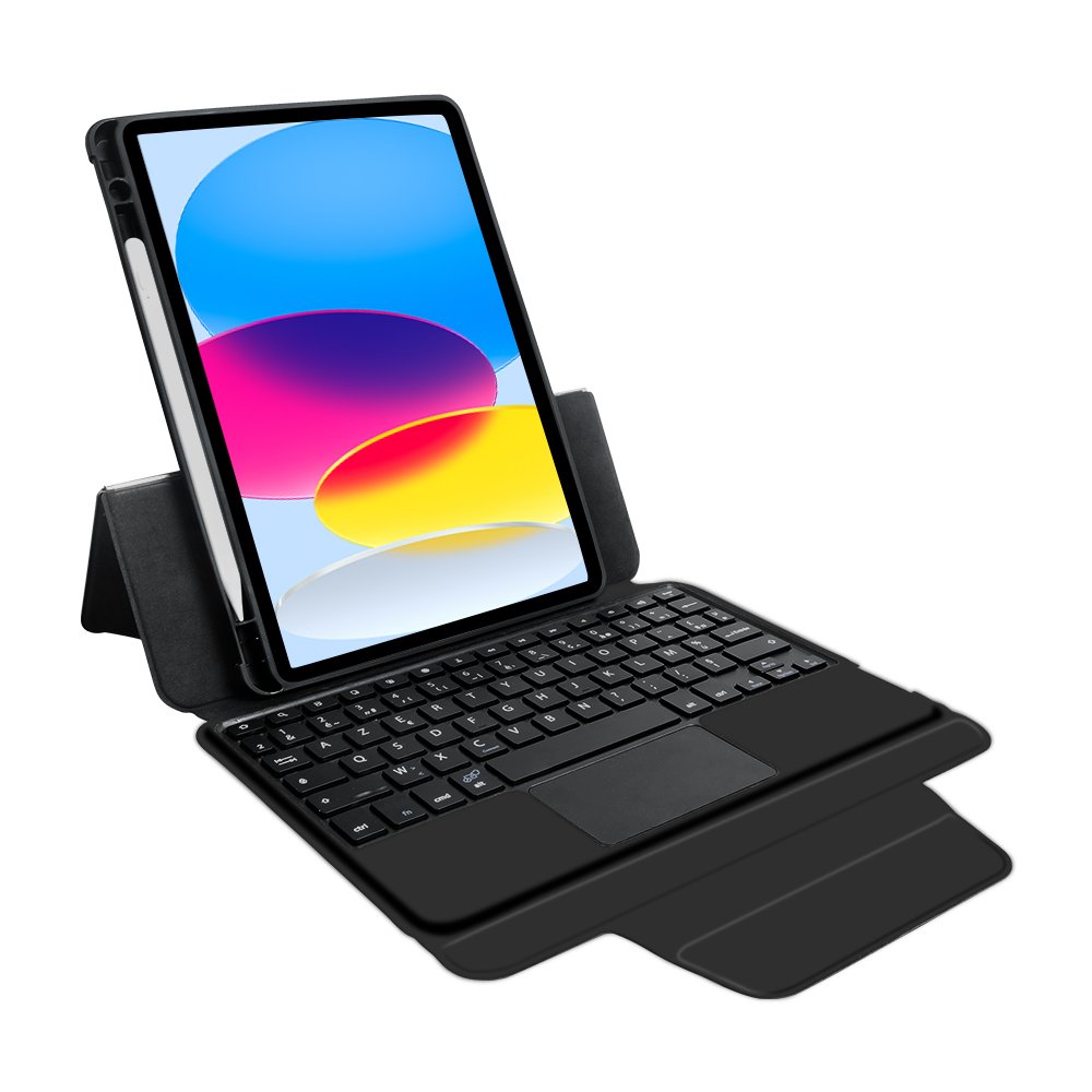 Magic keyboard tablet case for ipad 10th 10.9" strong magnetic absorb cover wireless touchpad keyboard funda