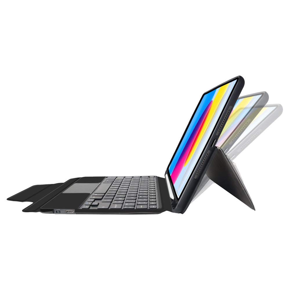 Magic keyboard tablet case for ipad 10th 10.9" strong magnetic absorb cover wireless touchpad keyboard funda