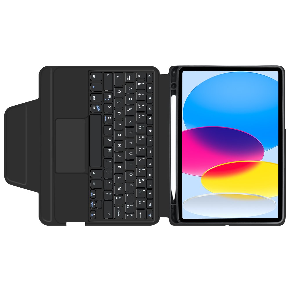 Magic keyboard tablet case for ipad 10th 10.9" strong magnetic absorb cover wireless touchpad keyboard funda
