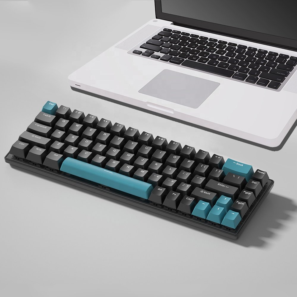 Professional 68 Key Led Backlit Mechanical Gaming Keyboard Usb Wired 60% Mechanical Keyboard