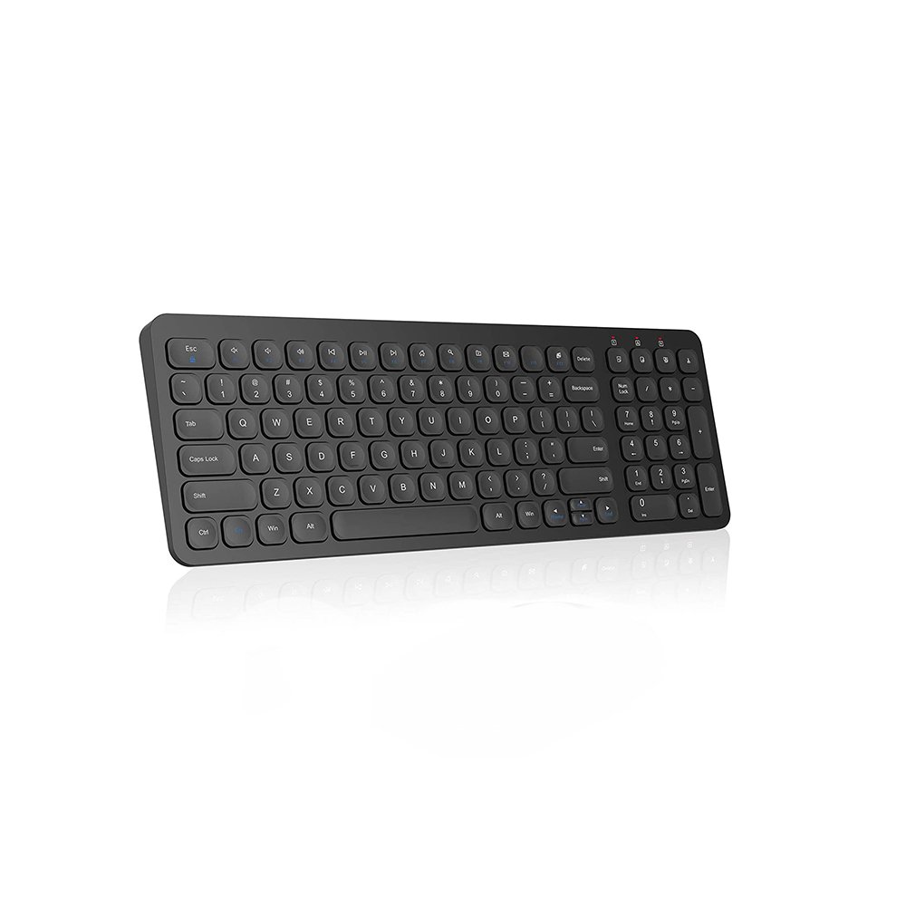 High Quality 100 Keys Teclado Inalambrico Portable Computer Accessories 2.4 Ghz Wireless Keyboard For PC Laptop
