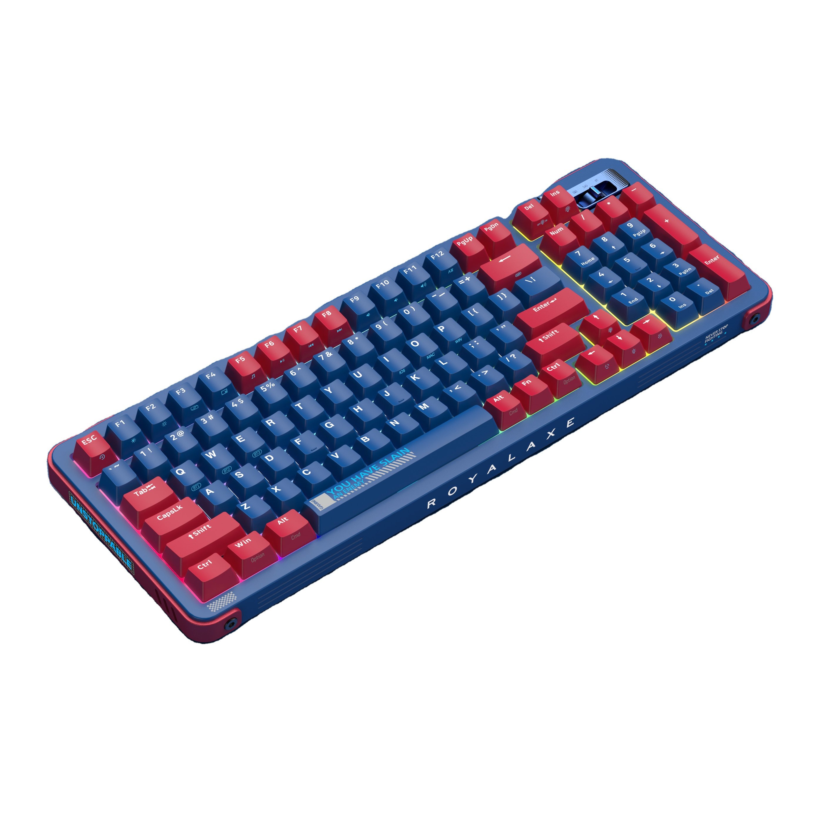 ROYALAXE Y98 Wireless Mechanical Keyboard Hot-swappable Wired Dual Mode Wireless Keyboard RGB Backlit