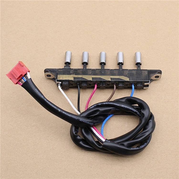 Home appliances parts 5 keys pushbuttons switch for kitchen range hoods