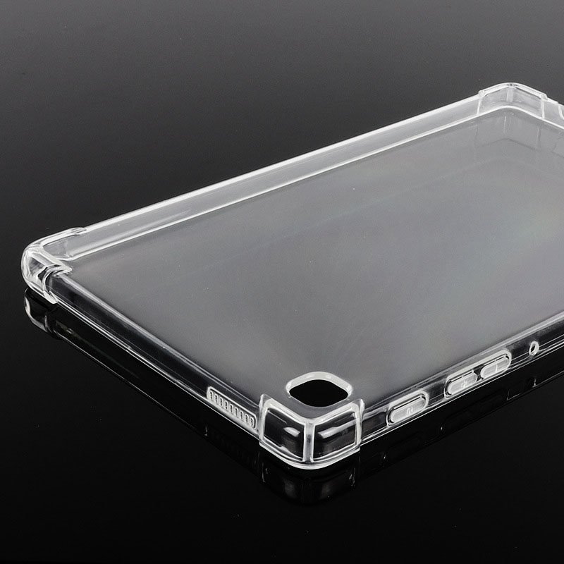 4corners shockproof transparent TPU clear soft back cover for SamsungTab A7 Lite/T220 8.7