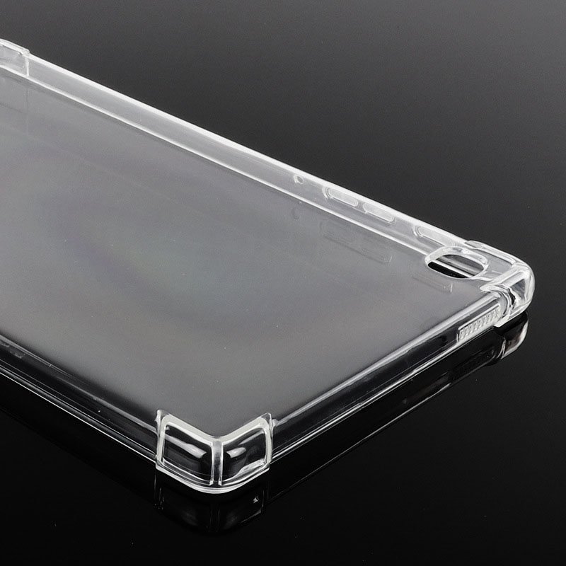 4corners shockproof transparent TPU clear soft back cover for SamsungTab A7 Lite/T220 8.7