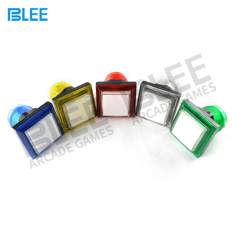 32*32mm Transparent Small Square Led Push button For Game Machine-Game Machine Start Buttons