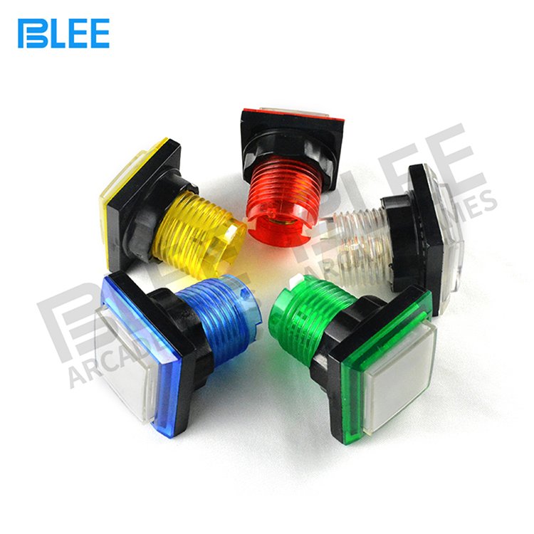 32*32mm Transparent Small Square Led Push button For Game Machine-Game Machine Start Buttons