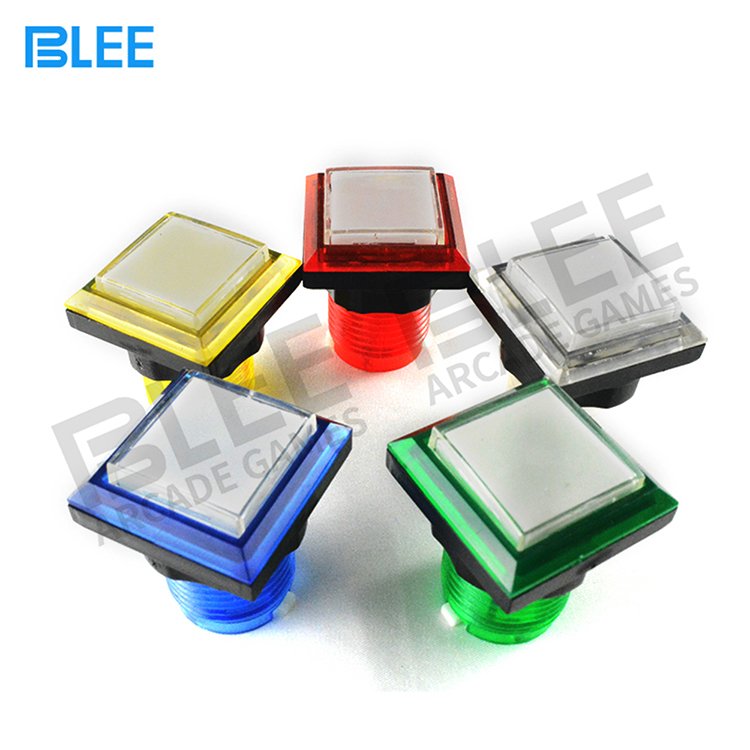 32*32mm Transparent Small Square Led Push button For Game Machine-Game Machine Start Buttons