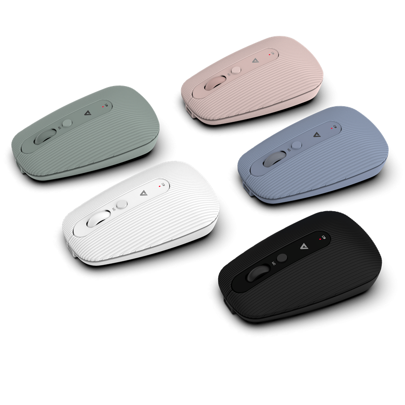 BT831X Triple Solution 2 Bluetooth 5.0,3.0 and 2.4G Dual Version Silent Wireless Ergonomic Mouse for Home,Office and Travel