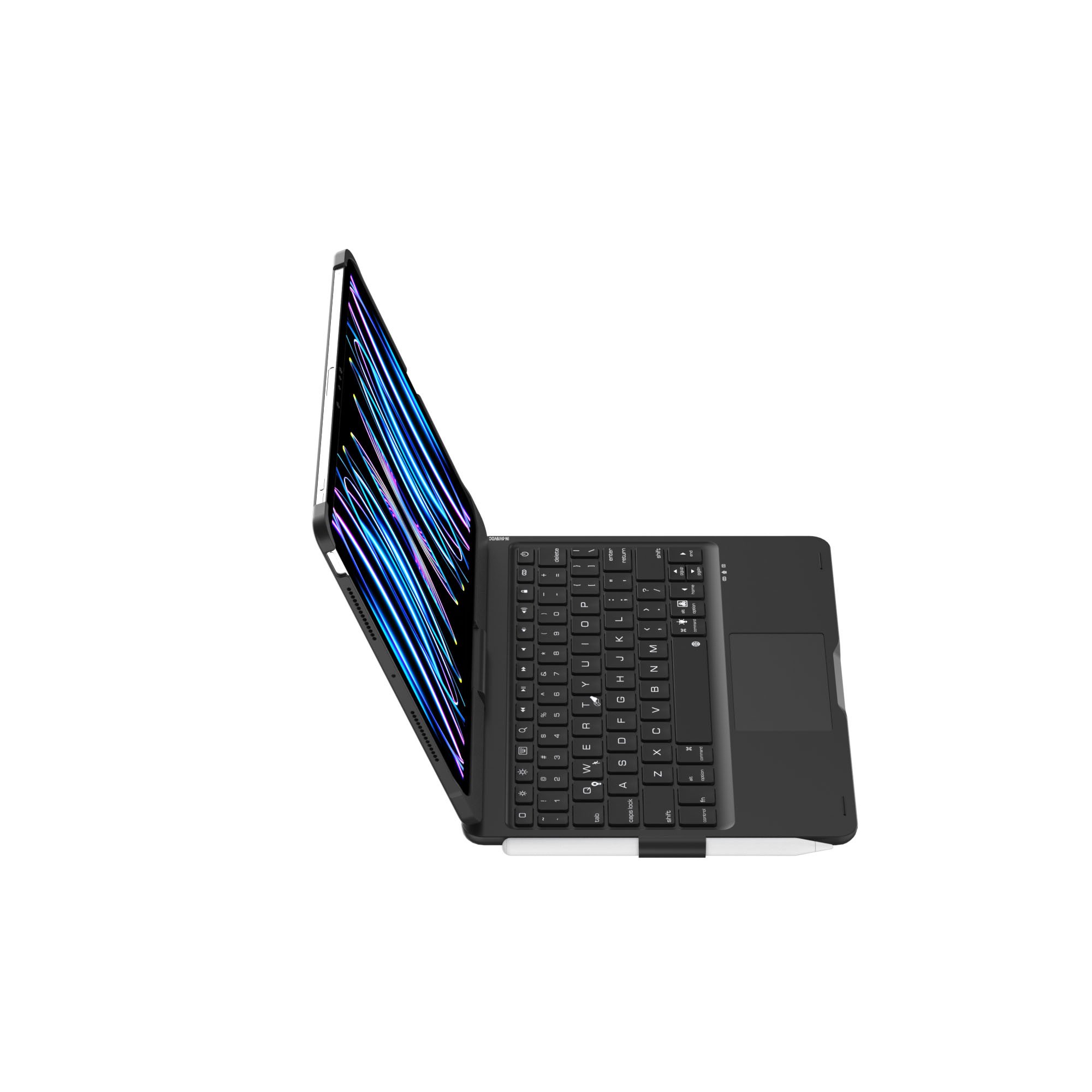 Smart Rotating Trackpad Keyboard Wireless Backlight Tablet Keyboard Case For 2024 M4 iPadPro 11 inch
