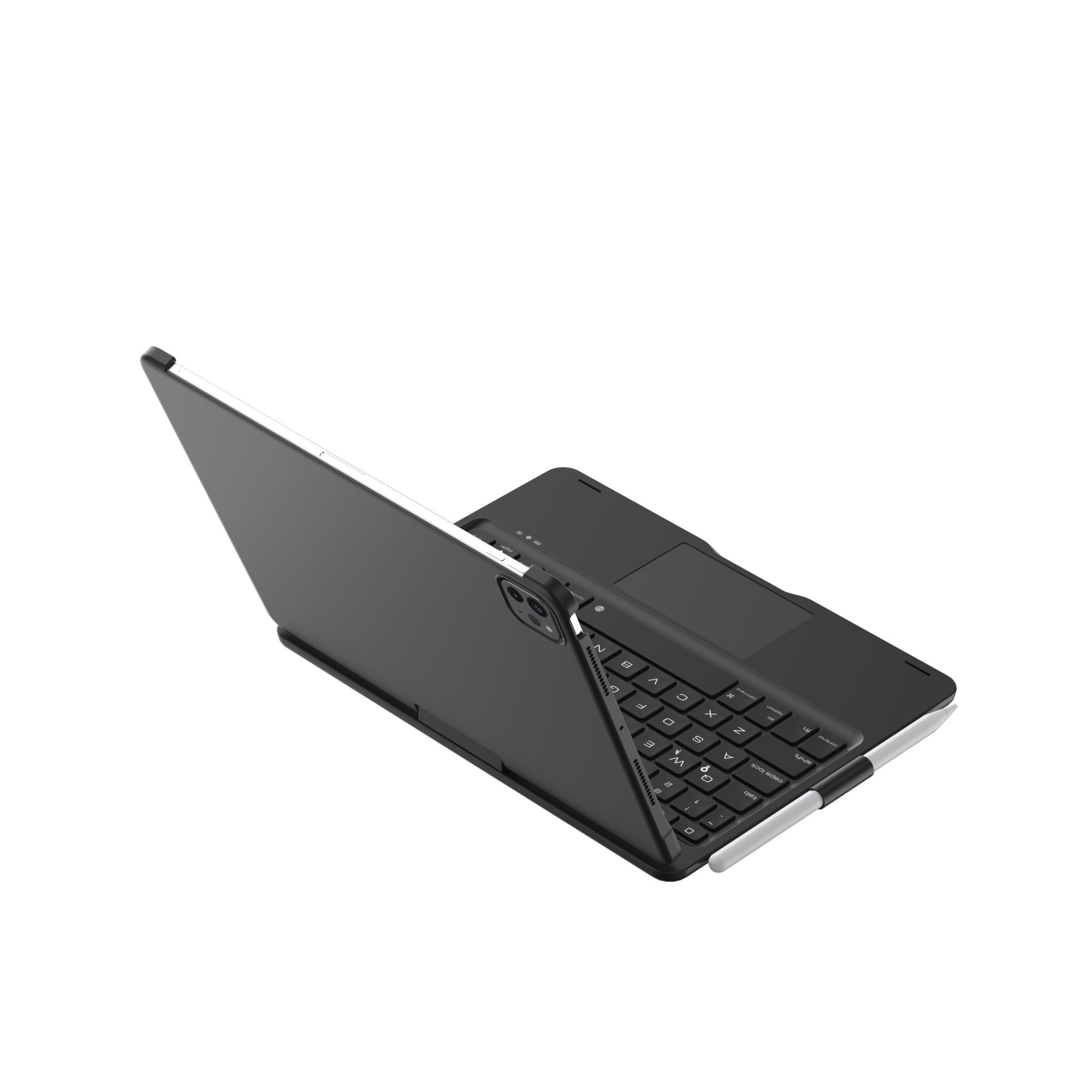 Smart Rotating Trackpad Keyboard Wireless Backlight Tablet Keyboard Case For 2024 M4 iPadPro 11 inch