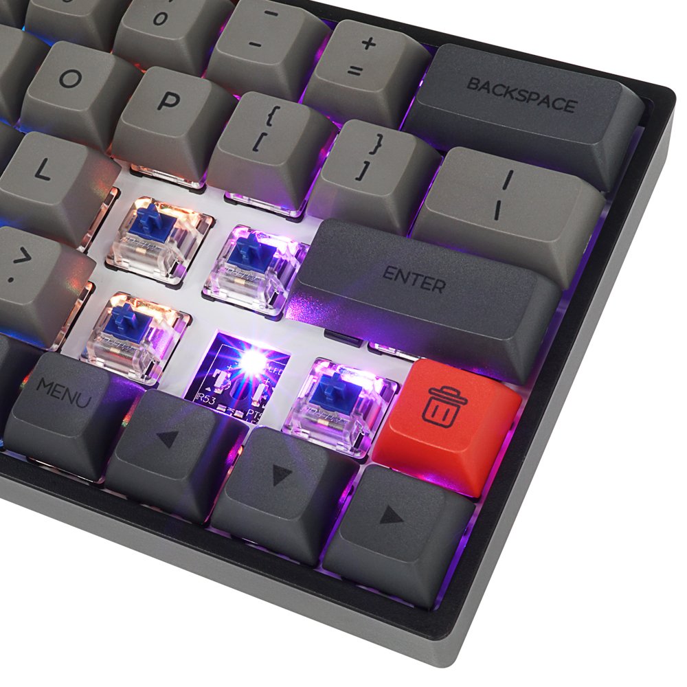 Skyloong hotsale SK64 gk64 dye-sub PBT keycaps gateron optical switch hotswap gaming mechanical keyboard