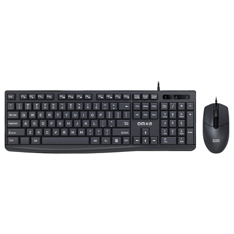 Classic Business Wired Keyboard And Mouse Set Ergonomics Design K11