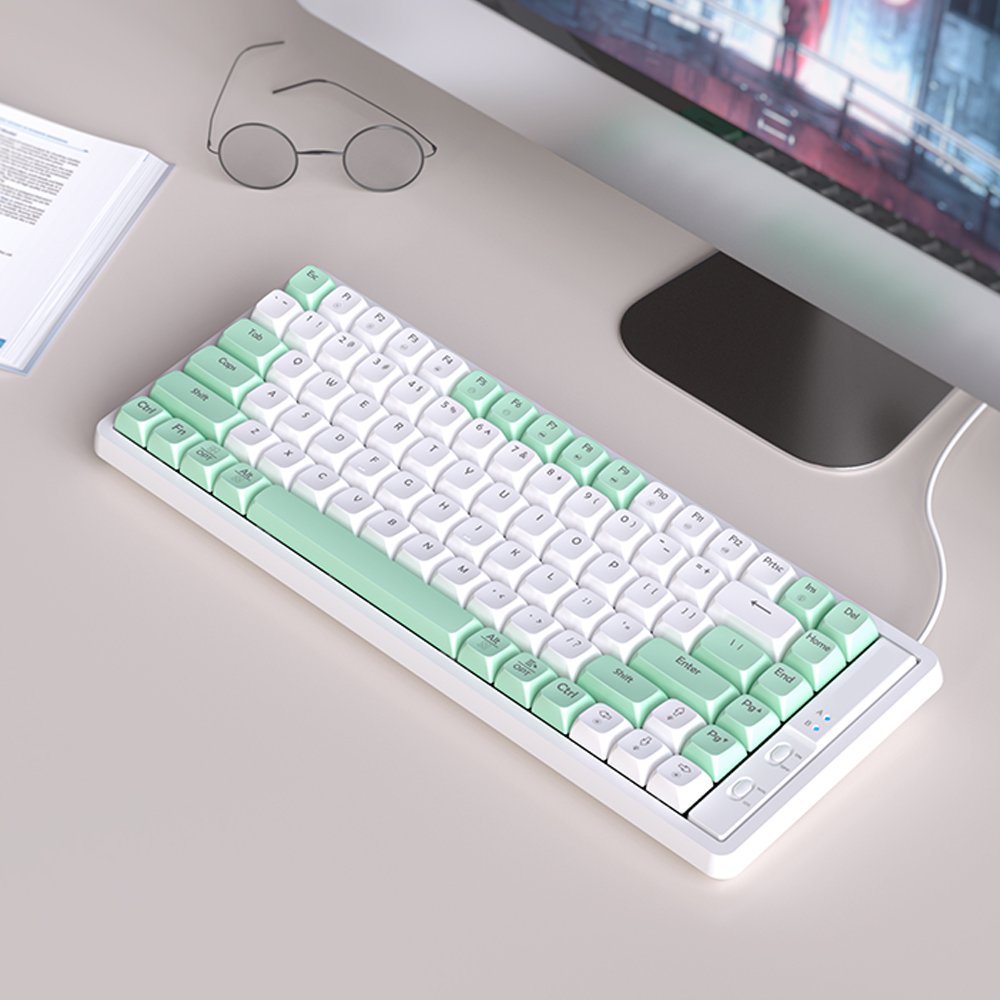Langtu GK85 2.4G Wireless Keyboard USB 3 Mode Mechanical Electric Gaming Office Keyboard For Computer PC Laptop