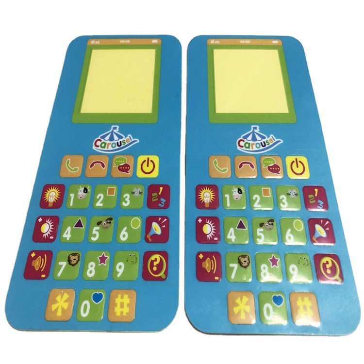 Customizable Tactile Button Keypads & Keyboards Digital Printing Polycarbonate Polyester Graphic Overlay Membrane Panel for Toys