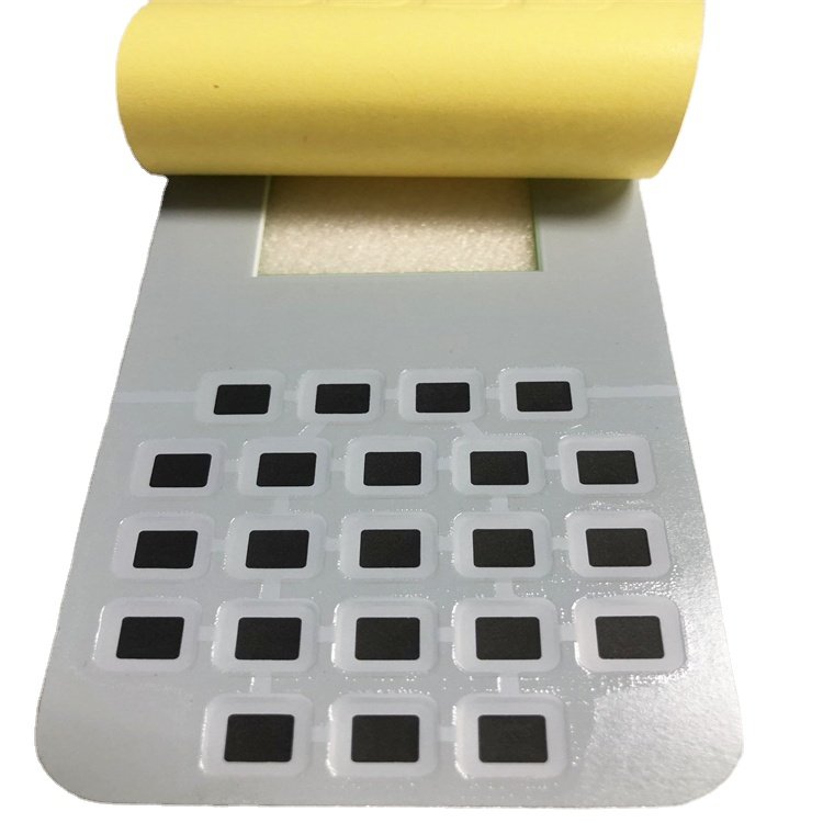 Customizable Tactile Button Keypads & Keyboards Digital Printing Polycarbonate Polyester Graphic Overlay Membrane Panel for Toys