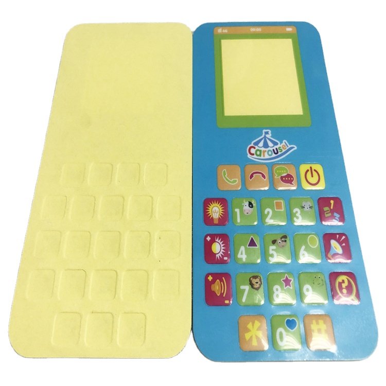 Customizable Tactile Button Keypads & Keyboards Digital Printing Polycarbonate Polyester Graphic Overlay Membrane Panel for Toys
