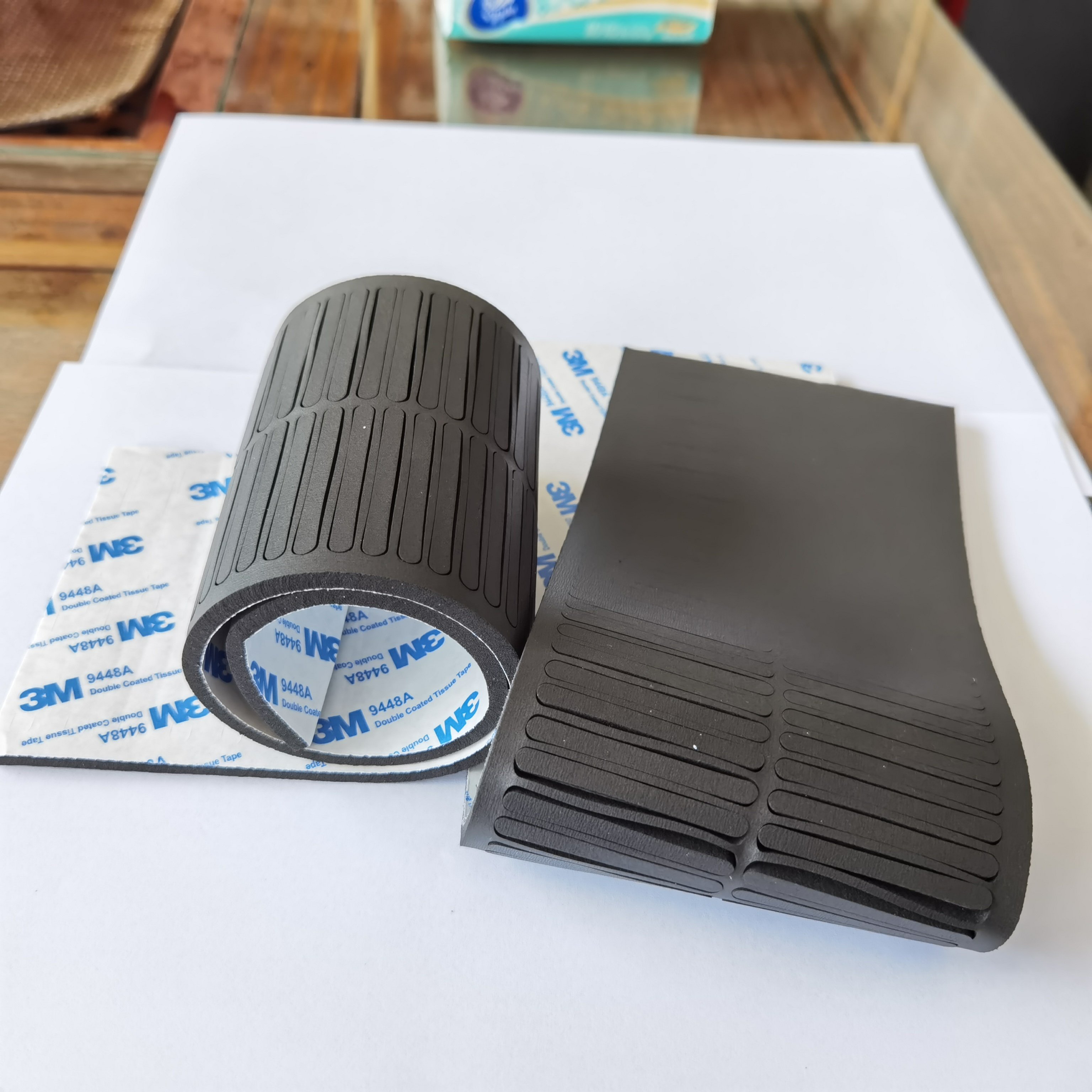 high elastic phone tablet dust-proof waterproof seal plate black frosted adhesive tape PORON foam pads