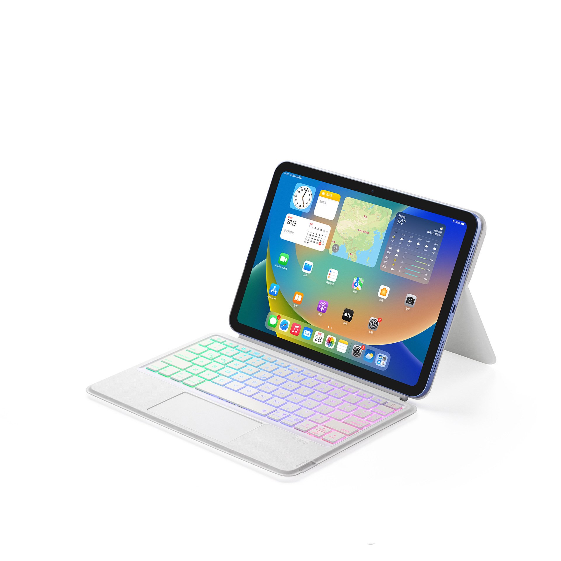 detachable magnetic Pu leather magic tablet cover with keyboard case for ipad 10th 10.9 inch 2022 keyboard case
