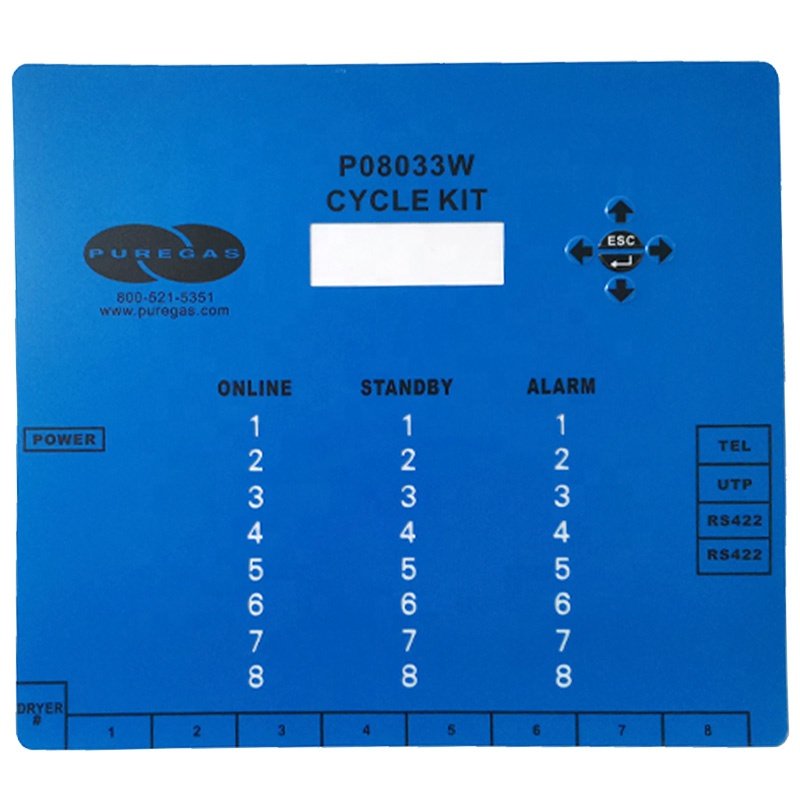 IP68 UV Resistant Custom Home Appliance Control Graphic Overlay Switch Button Film Keyboard