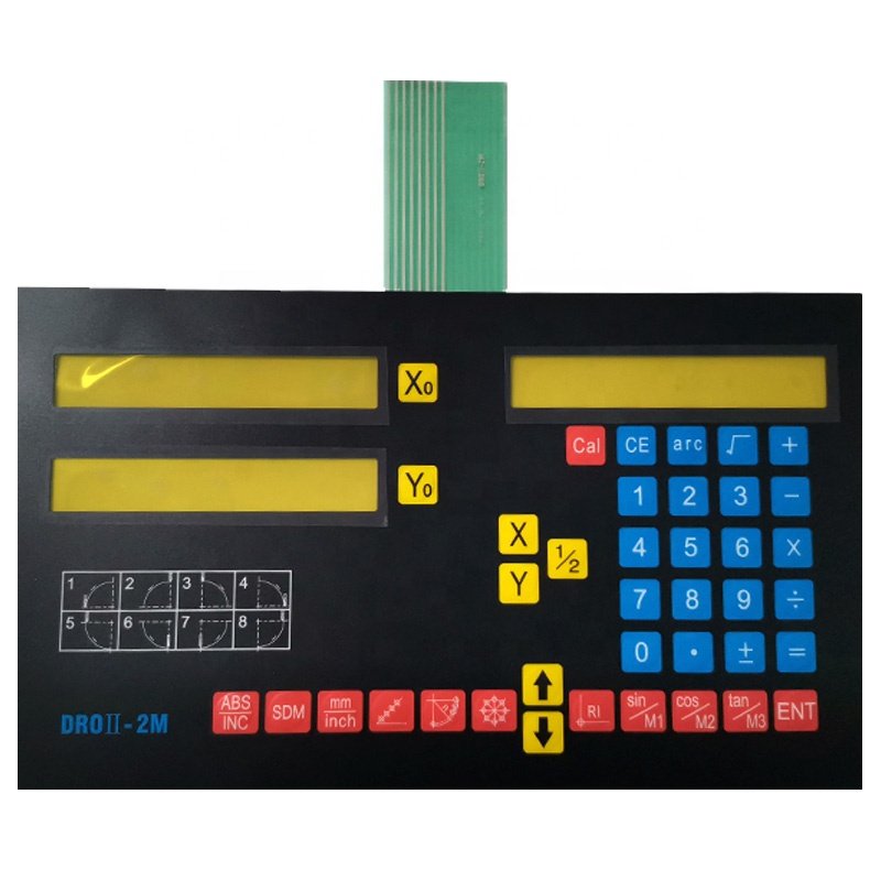 IP68 UV Resistant Custom Home Appliance Control Graphic Overlay Switch Button Film Keyboard