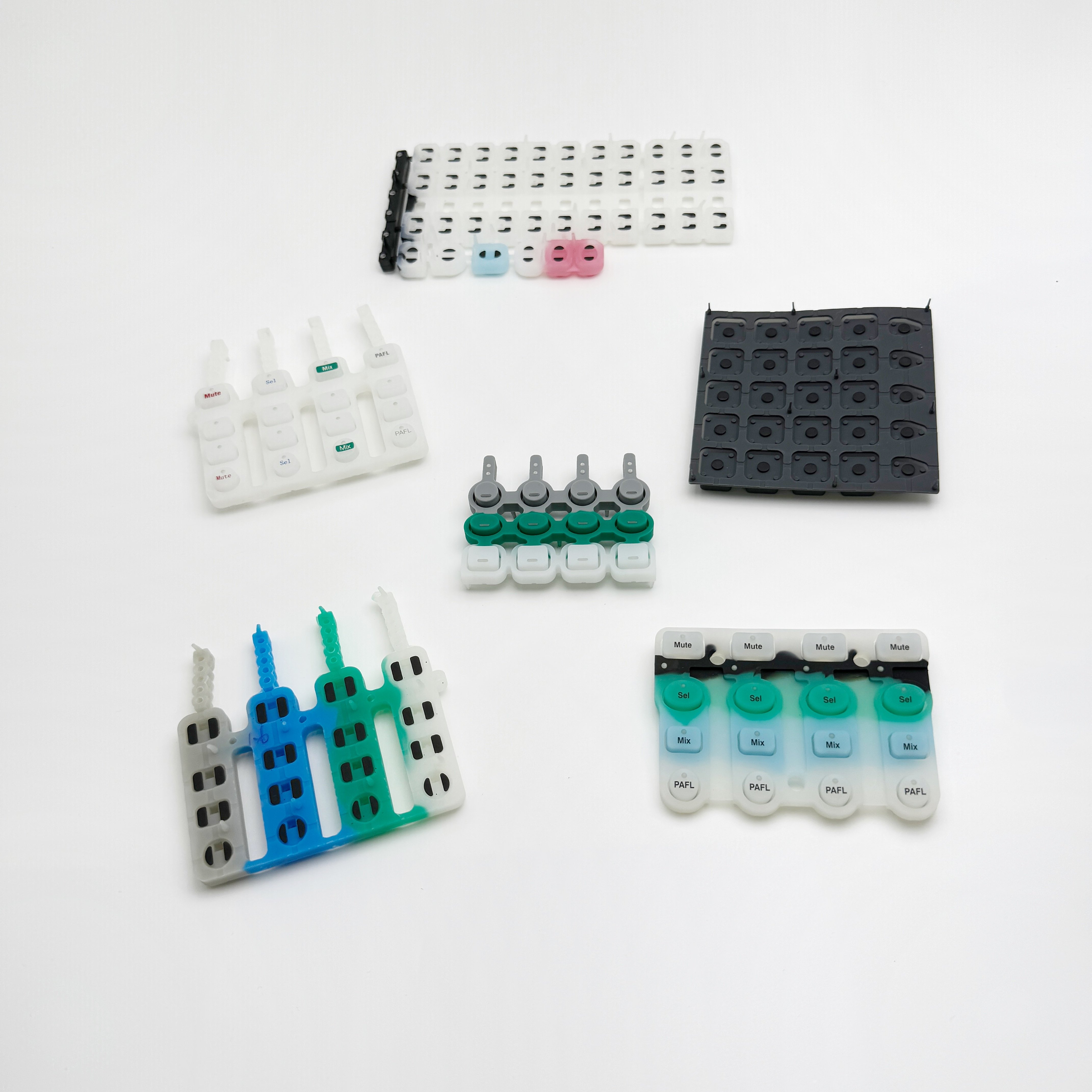 OEM ODM.Professional custom silicone products, parts, buttons and keypads custom LOGO color and size molding mould processing