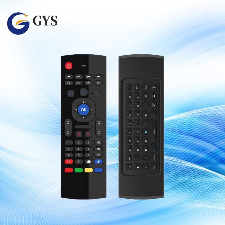 Wholesale OEM ODM MX3 Colorful Backlit Mini Keyboard 2.4G Wireless Fly Air Mouse Full Keyboard Universal Remote Control MX3