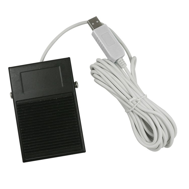 Metal foot switch cable length 5 meters customize any key combination keys gaming USB foot switch