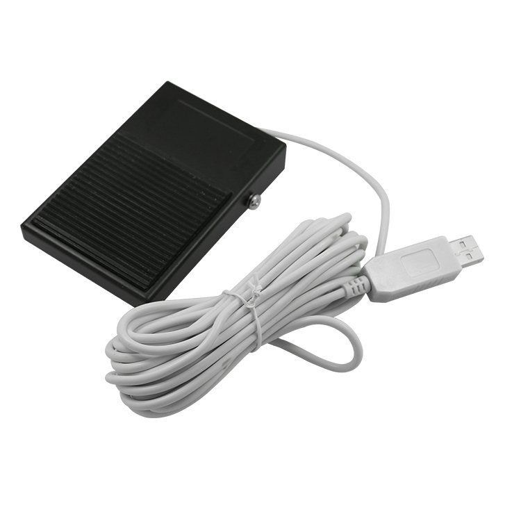 Metal foot switch cable length 5 meters customize any key combination keys gaming USB foot switch