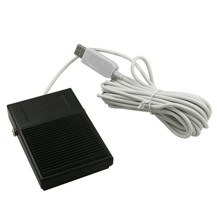 Metal foot switch cable length 5 meters customize any key combination keys gaming USB foot switch
