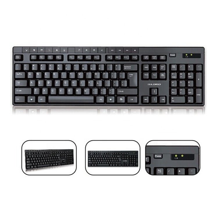 Wired Multimedia USB Keyboard Black Mechanical Keyboard Teclado Notebook Membrane RGB Teclados De Laptop Lenovo 7 Workdays