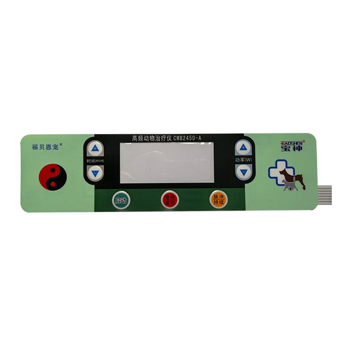 Free Sample Customized PET PC Panel LED Keypad Waterproof Foil Keyboard Membrane Switch with LED Lights