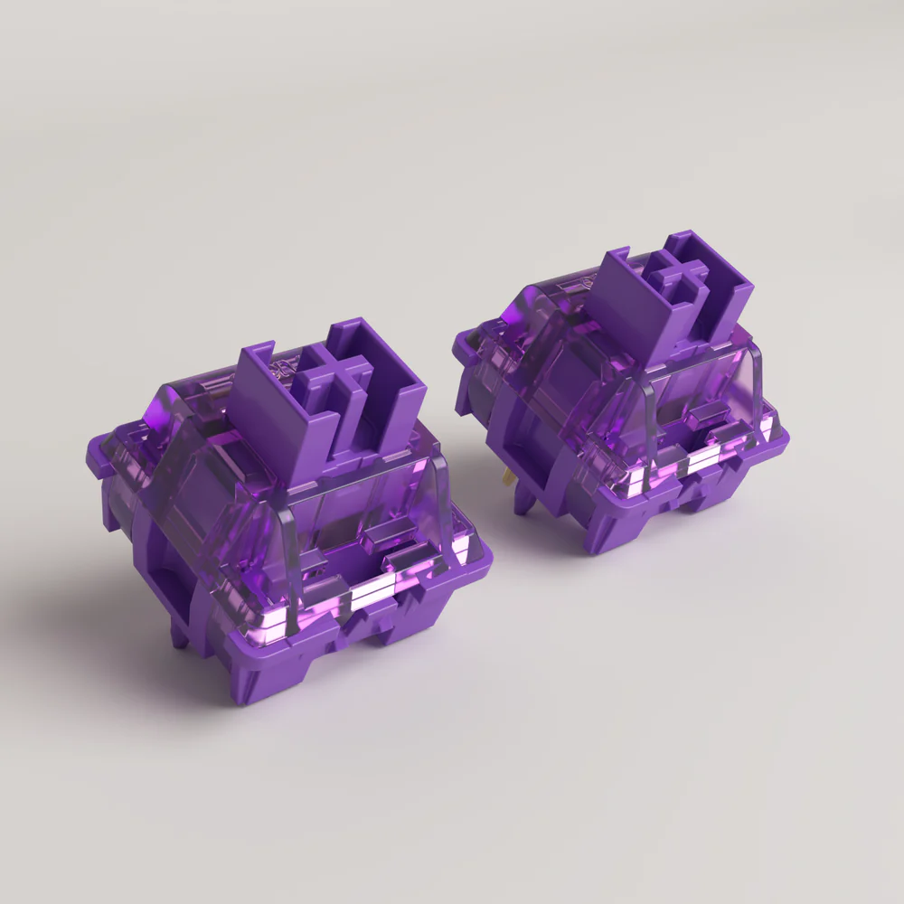 AKKO V3 Pro Lovender Purple Switch 45pcs Dustproof Design 40gf Tactile Switch 5 Pin