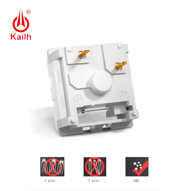 Kailh Box Jade Navy Keyboard Switch Click Tactile Switches For DIY Mechanical Keyboard SMD MX 3Pin Switch Customize Gamer PC