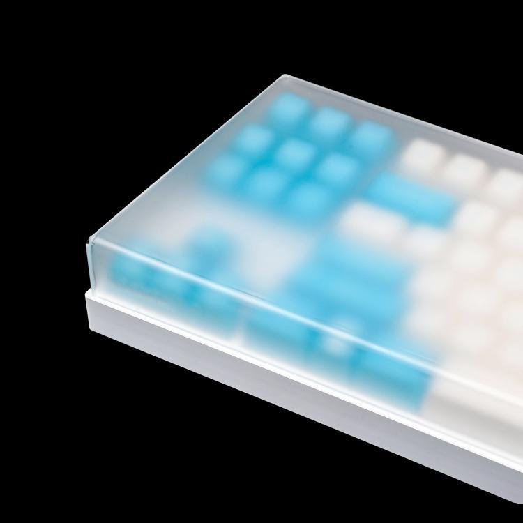 Clear Acrylic Cover for mechanical keyboard Portable Transparent Acrylic Laptop Dust Case