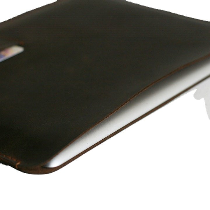 Genuine Leather iPad Case Shockproof Office Sleeve Cover for Business Travel Protective Messenger Tab iPad Models Computer Use