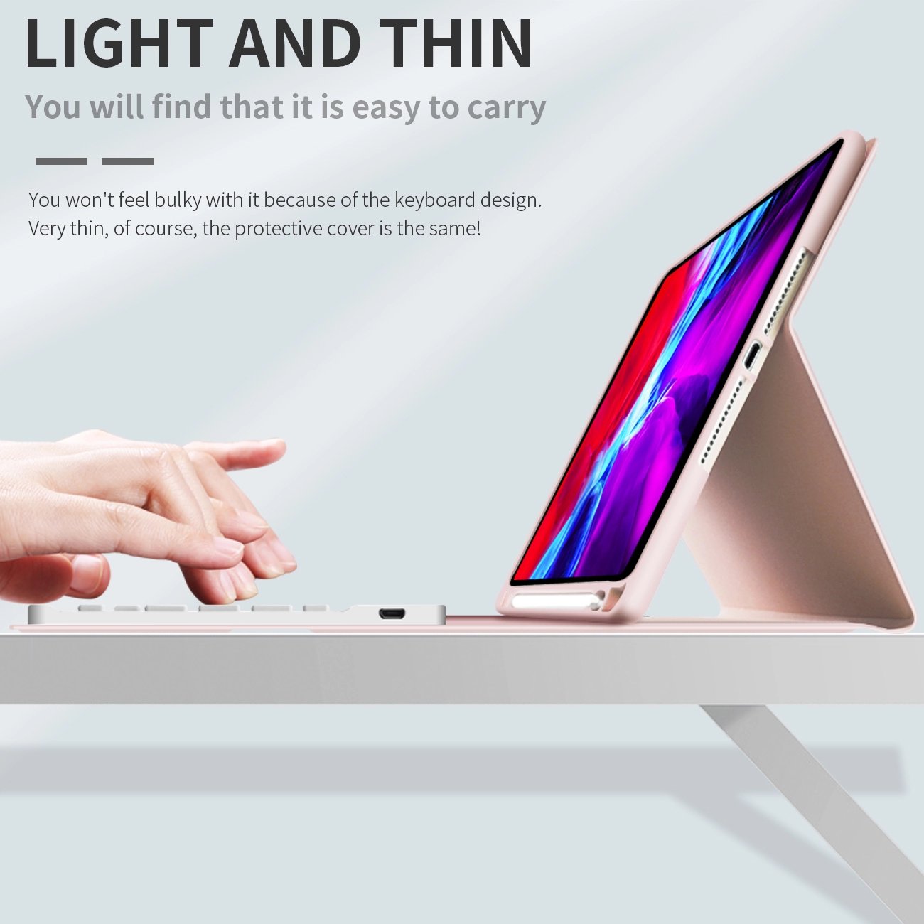 Wireless Keyboard Case For iPad Air 4/5 Cover 10.9 Inch Keyboard iPad holder Case ipad case with keyboard